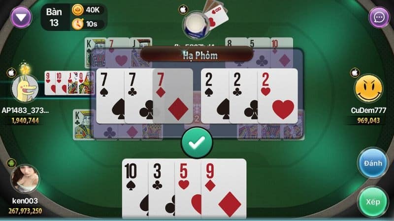 Hướng dẫn cách chơi game bài phỏm F8bet